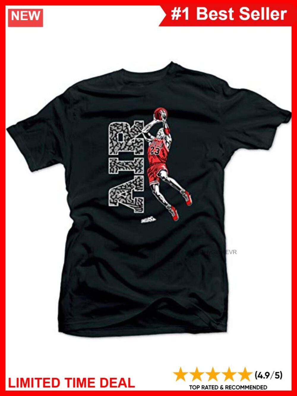 Men's Soft Cotton Graphic Tee Crewneck Streetwear Casual Top for Sneaker Lovers